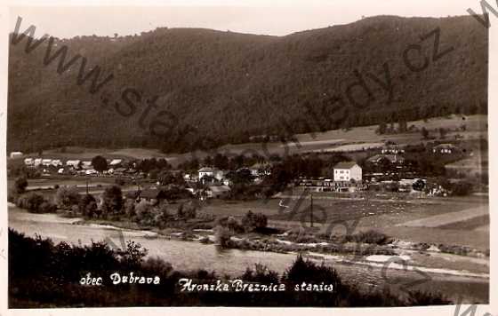  - Obec Dubrava, Hronska Breznica stanica, celkový pohled