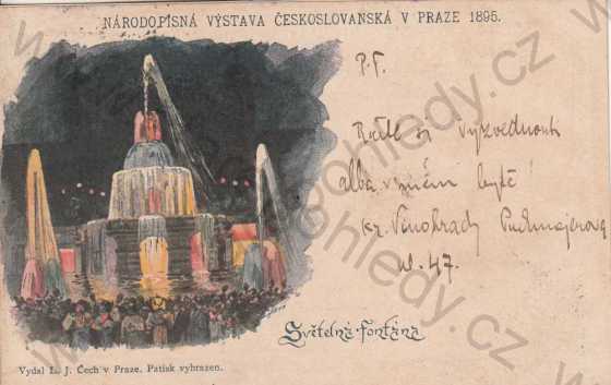  - Národopisná výstava Českoslovanská v Praze 1895, kolorovaná, DA