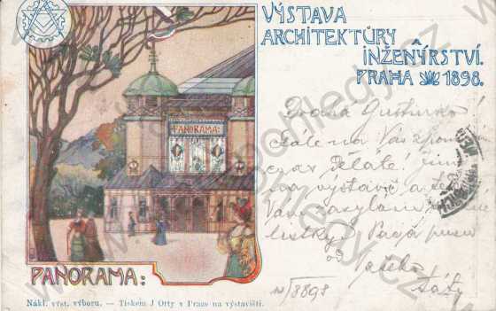  - Výstava architektury a inženýrství Praha 1898, Panorama, DA