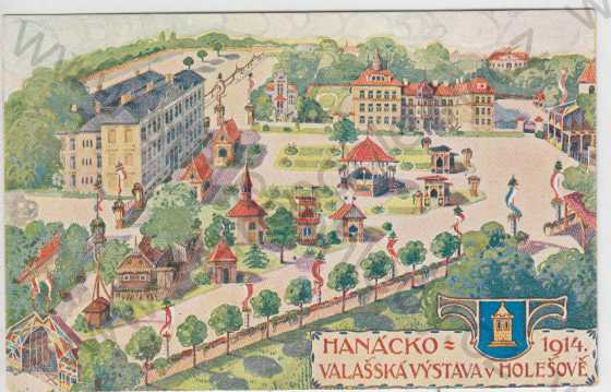  - Holešov, Hanácko - Valašská výstava, 1914, kresba