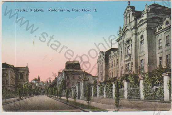  - Hradec Králové, Rudolfinum, Pospíšilova třída, barevná