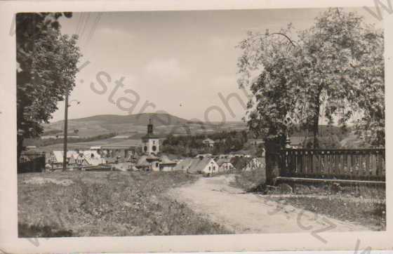  - Jilemnice (Starkenbach), celkový pohled, kostel