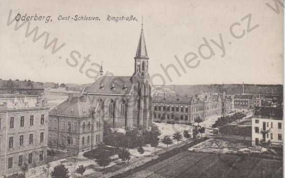  - Bohumín (Oderberg), náměstí, kostel