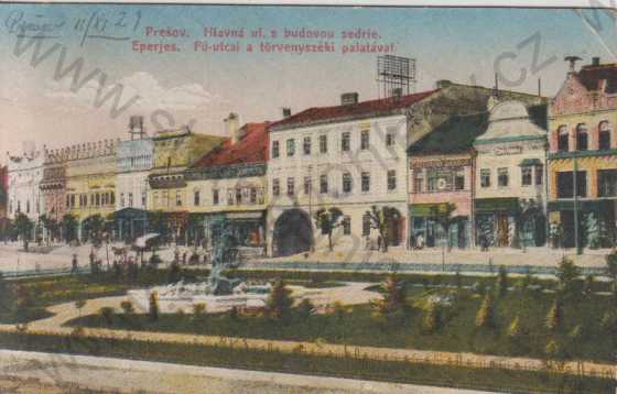  - Prešov (Eperjes)- Hlavní ulice, sedrie, kolorovaná