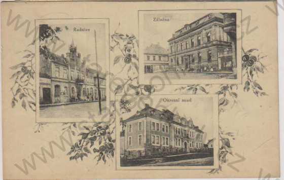  - Dolní Kralovice, radnice, záložna, okresní soud