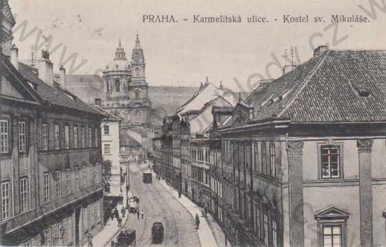  - Praha 1, Karmelitská ulice, TRAMVAJ