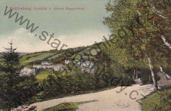  - Jeseník, Gräfenberg, Ausblick v. oberen Koppenweg