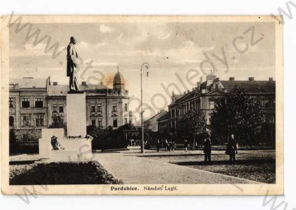  - Pardubice, náměstí Legií, socha T.G.Masaryka