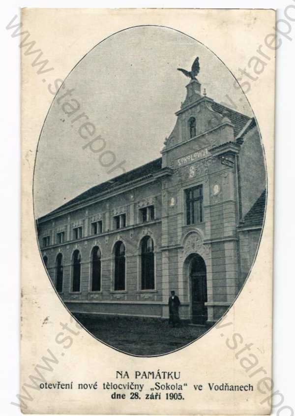  - Vodňany, Strakonice, otevření nové tělocvičny Sokola, 1905