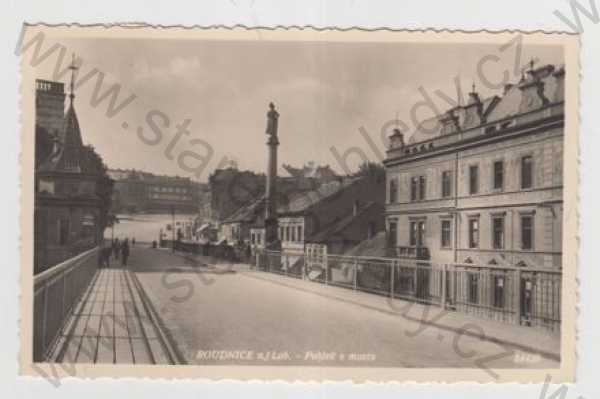  - Roudnice nad Labem (Litoměřice), most, náměstí, Bromografia