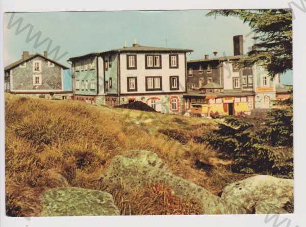  - Krkonoše (Riesengebirge) - Petrova bouda, velký formát, kolorovaná