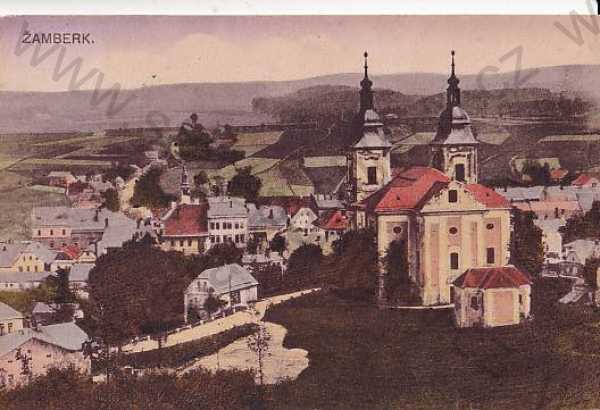  - Žamberk (Ústí nad Orlicí), celkový pohled, barevná