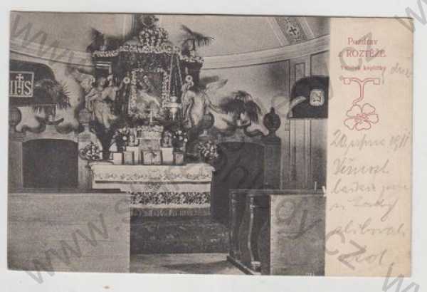  - Roztěž (Kutná Hora), kaplička, interiér, oltář
