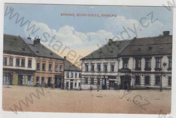  - Horní Benešov (Bennisch) - Bruntál, náměstí, kolorovaná