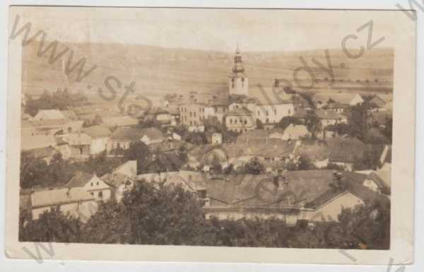  - Loštice (Šumperk), kostel, částečný záběr města