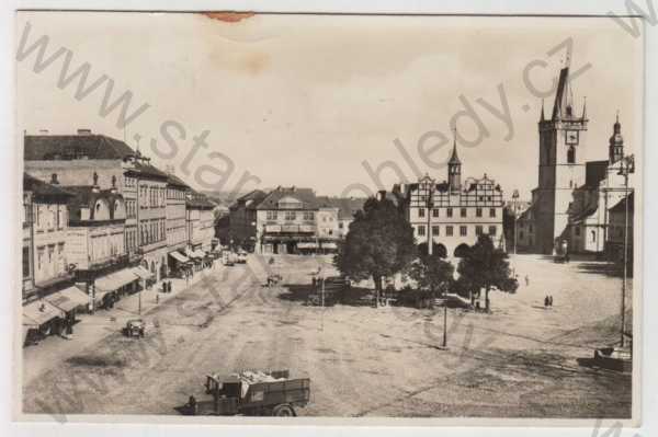  - Litoměřice (Leitmeritz), náměstí, automobil