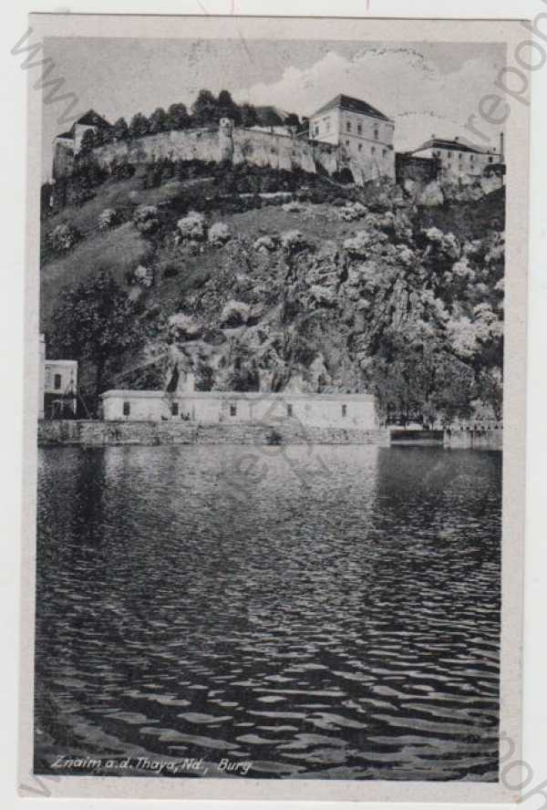  - Znojmo (Znaim), hrad, řeka