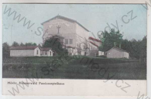  - Hořice na Šumavě (Höritz)  - Český Krumlov, Passionsspielhaus, kolorovaná