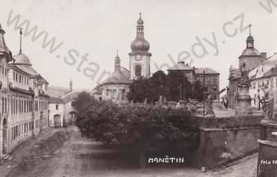  - Manětín Plzeň sever, náměstí, zámek