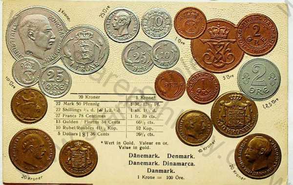  - Mince, mark, Schilling, Francs, Gulden, Rubel, Dollar, plastická karta, stříbrná, zlacená