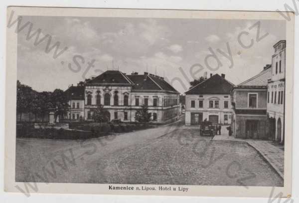  - Kamenice nad Lipou (Pelhřimov), hotel, automobil