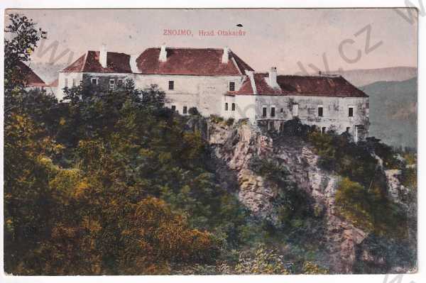  - Znojmo - hrad Otakarův, kolorovaná
