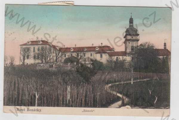  - Nové Benátky (Mladá Boleslav), zámek, kolorovaná