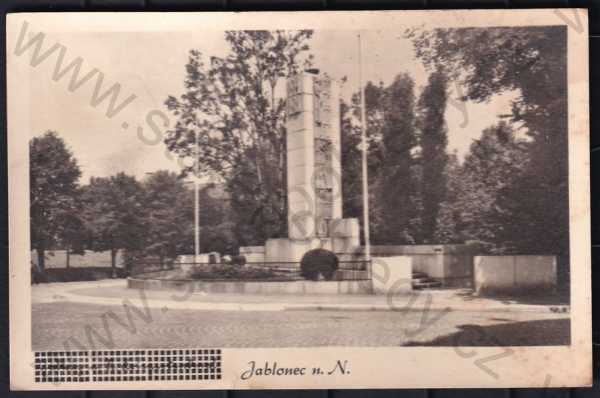  - Jablonec nad Nisou - Gablonz a N., památník obětem první sv. války