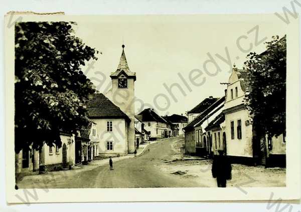  - Kasejovice (Plzeň) - pohled ulicí, Orbis