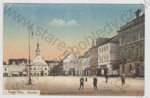 - Vysoké Mýto (Ústí nad Orlicí), náměstí, kolorovaná