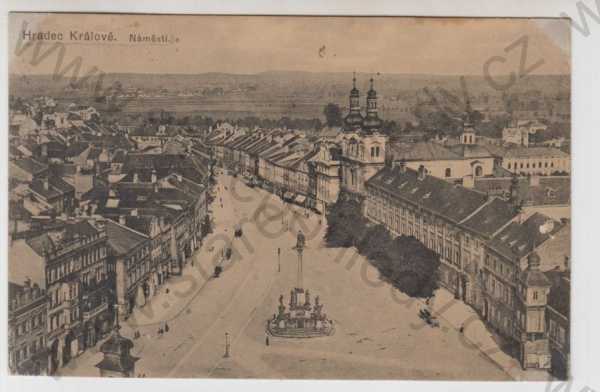  - Hradec Králové, náměstí, částečný záběr města