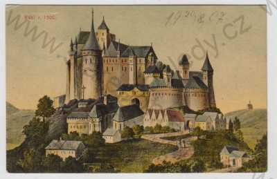  - Rábí (Klatovy), hrad, historická - 1500