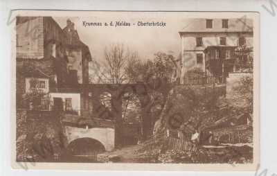  - Český Krumlov (Krummau), most, částečný záběr města, foto J.Seidel