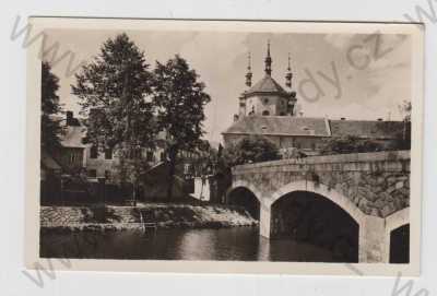  - Březnice (Příbram), řeka, most, kostel