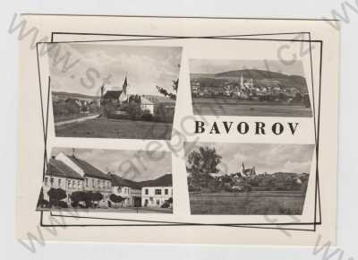  - Bavorov (Strakonice), více záběrů, kostel, celkový pohled, náměstí