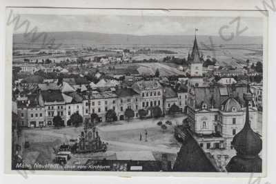  - Uničov (Mähr. Neustadt) - Olomouc, náměstí, částečný záběr města