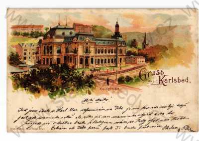  - Karlovy Vary, částečný záběr města, DA