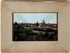  - Plzeň (Pilsen) - částečný záběr na město, kolorovaná, rámeček, tvrdá karta