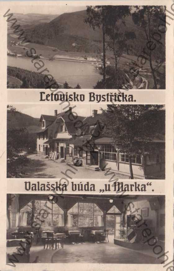  - Bystřička, Klein Bistritz, Letovisko Bystřička, Valašská búda 