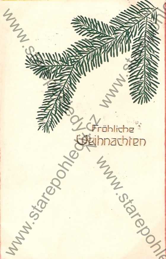  - Vánoce, Fröhliche Weihnachten, barevná, rámeček