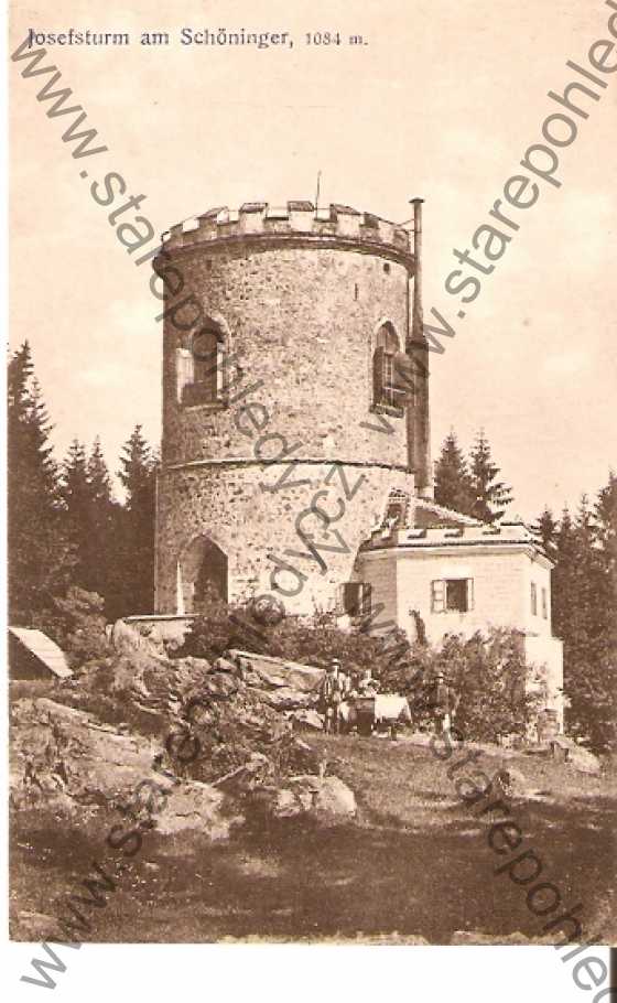  - Rozhledna na Kleti, Josefova věž, Schöninger, Josefsturm, foto J. SEIDEL