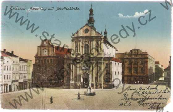  - Opava, Troppau, Niederring mit Jesuitenkirche