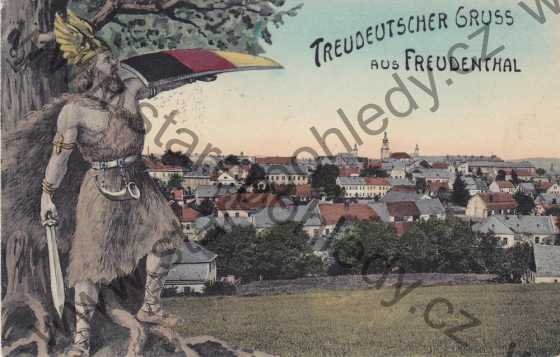  - Bruntál - Treudeutscher Gruss aus Freudenthal, koláž