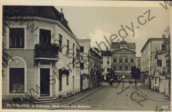  - Zlaté Hory, Zuckmantel in Schleisen, Blick gegen das Rathaus