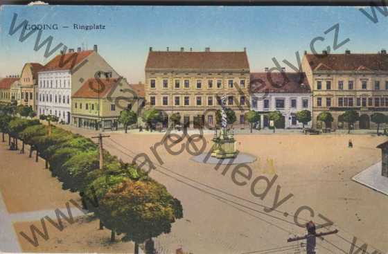  - Hodonín, náměstí - Göding, Ringplatz, barevná