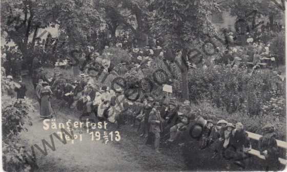  - TEPLÁ Tepl 1913 (Mariánské Lázně, Cheb) pěvecké slavnosti  - Sängerfest 