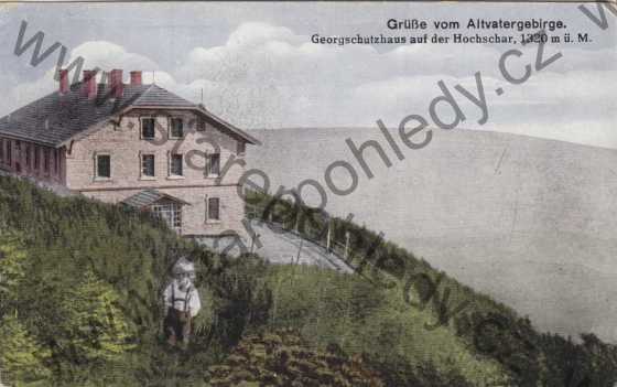  - Chata Jiřího na Šeráku, Jeseníky / Altvatergebirge, Georgschutzhaus auf der Hochschar, 1320 m ü. M.