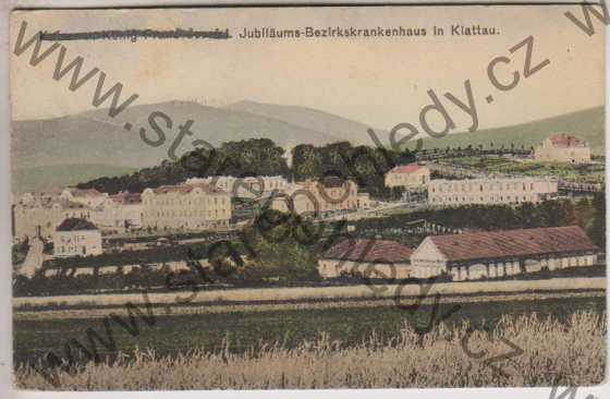  - Klatovy, Jubiläums - Bezirkskrankenhaus in Klattau, barevná