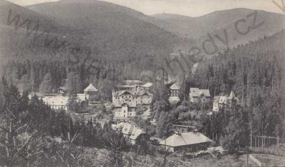  - Karlova Studánka - Bad Karlsbrunn, černobílá