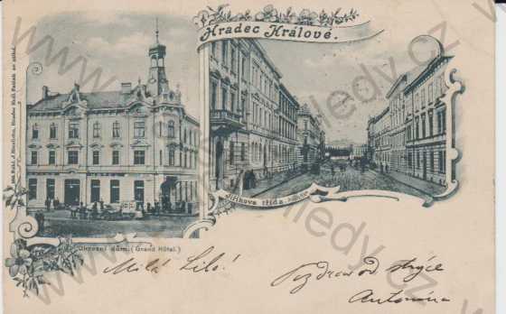  - Hradec Králové, Okresní dům (Grand Hotel), Jiříkova třída, DA